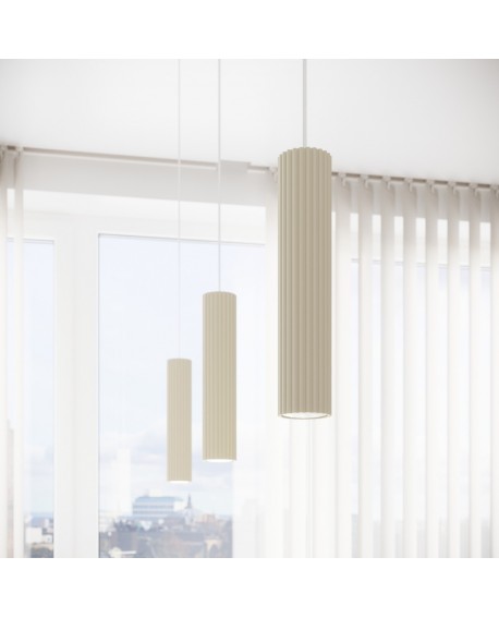 Lampa biurkowa KARBON beżowa Sollux SL.1605