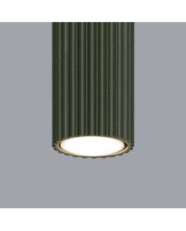 Plafon KARBON 10 zielony oliwkowy Sollux SL.1606