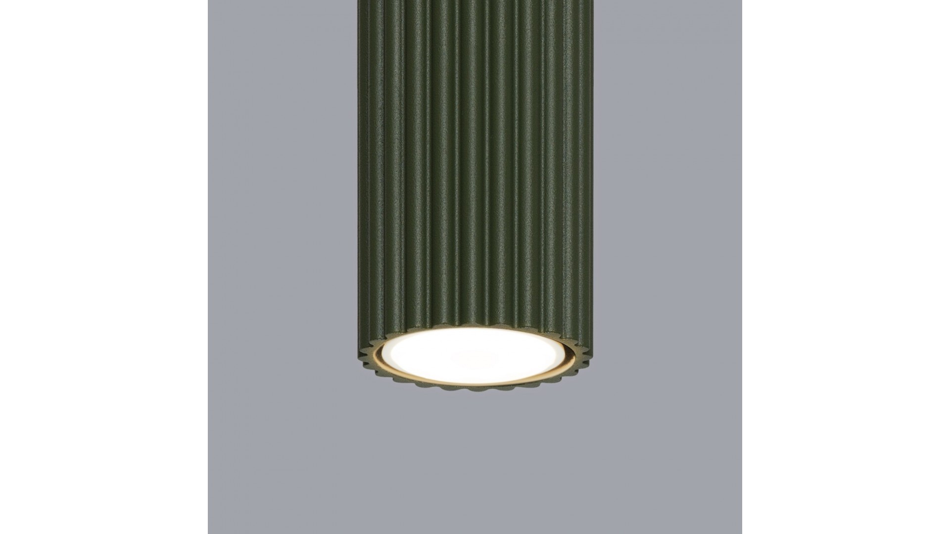 Plafon KARBON 10 zielony oliwkowy Sollux SL.1606