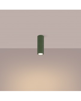 Plafon KARBON 20 zielony oliwkowy Sollux SL.1607