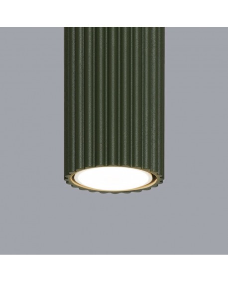 Plafon KARBON 20 zielony oliwkowy Sollux SL.1607