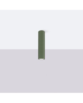 Plafon KARBON 30 zielony oliwkowy Sollux SL.1608