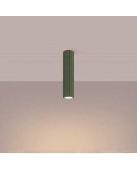 Plafon KARBON 30 zielony oliwkowy Sollux SL.1608