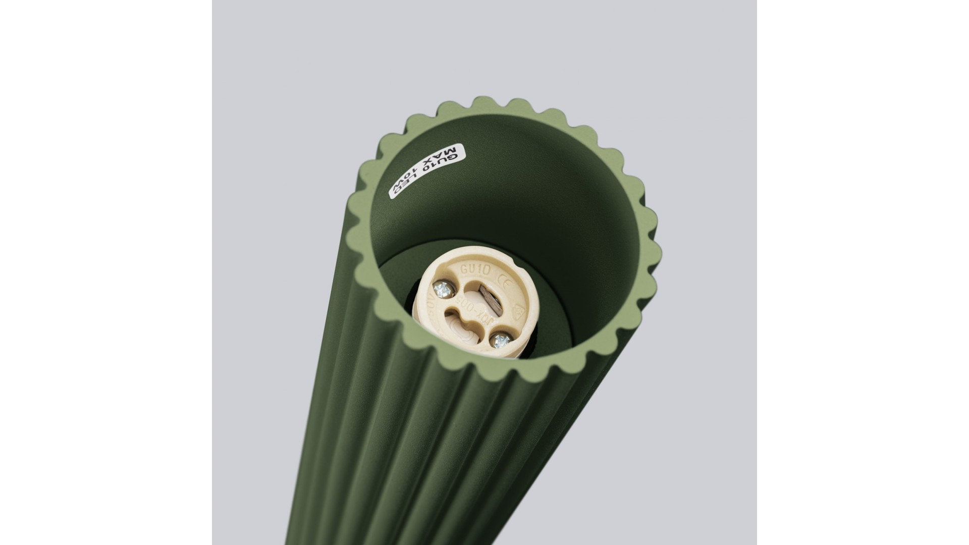 Plafon KARBON 30 zielony oliwkowy Sollux SL.1608