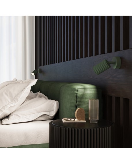 Plafon KARBON 30 zielony oliwkowy Sollux SL.1608