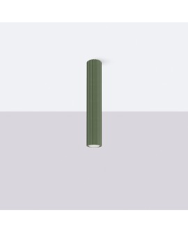 Plafon KARBON 40 zielony oliwkowy Sollux SL.1609