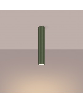 Plafon KARBON 40 zielony oliwkowy Sollux SL.1609