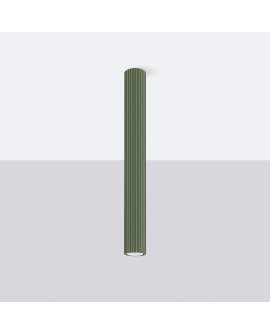 Plafon KARBON 60 zielony oliwkowy Sollux SL.1610