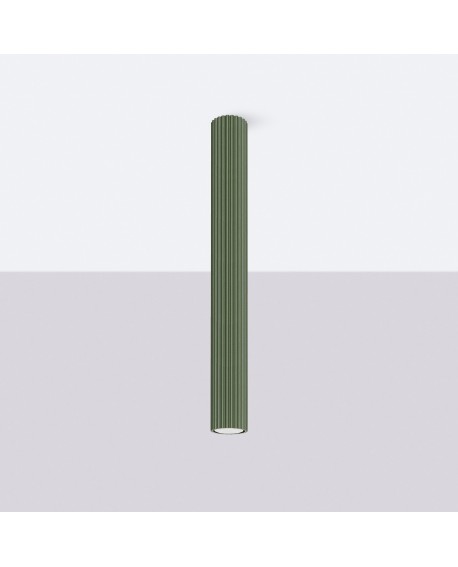 Plafon KARBON 60 zielony oliwkowy Sollux SL.1610