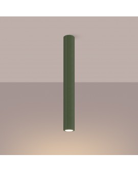 Plafon KARBON 60 zielony oliwkowy Sollux SL.1610