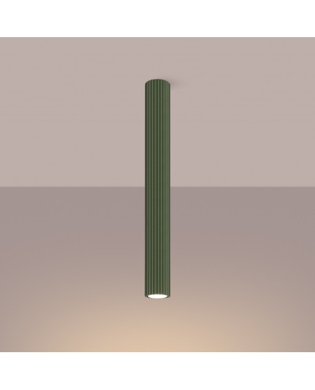 Plafon KARBON 60 zielony oliwkowy Sollux SL.1610