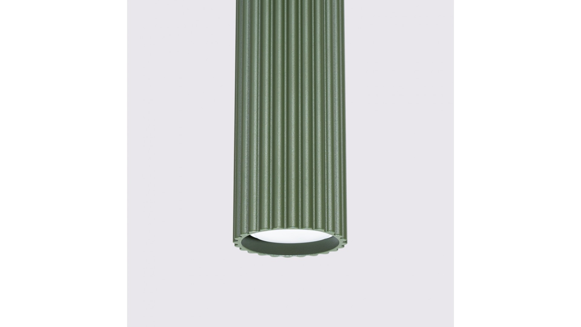 Lampa wisząca KARBON 1 zielony oliwkowy Sollux SL.1611
