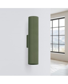 Kinkiet KARBON 30 zielony oliwkowy Sollux SL.1615