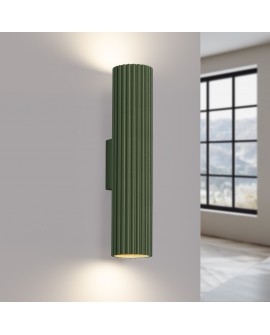 Kinkiet KARBON 30 zielony oliwkowy Sollux SL.1615