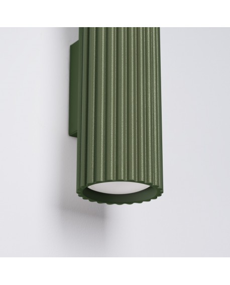 Kinkiet KARBON 30 zielony oliwkowy Sollux SL.1615