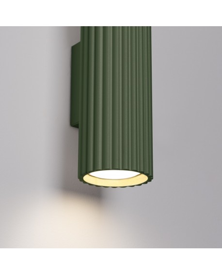 Kinkiet KARBON 30 zielony oliwkowy Sollux SL.1615