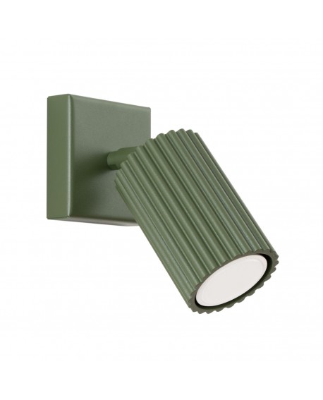 Kinkiet KARBON zielony oliwkowy Sollux SL.1616
