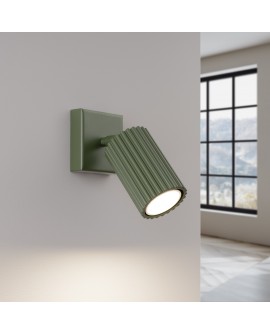 Kinkiet KARBON zielony oliwkowy Sollux SL.1616