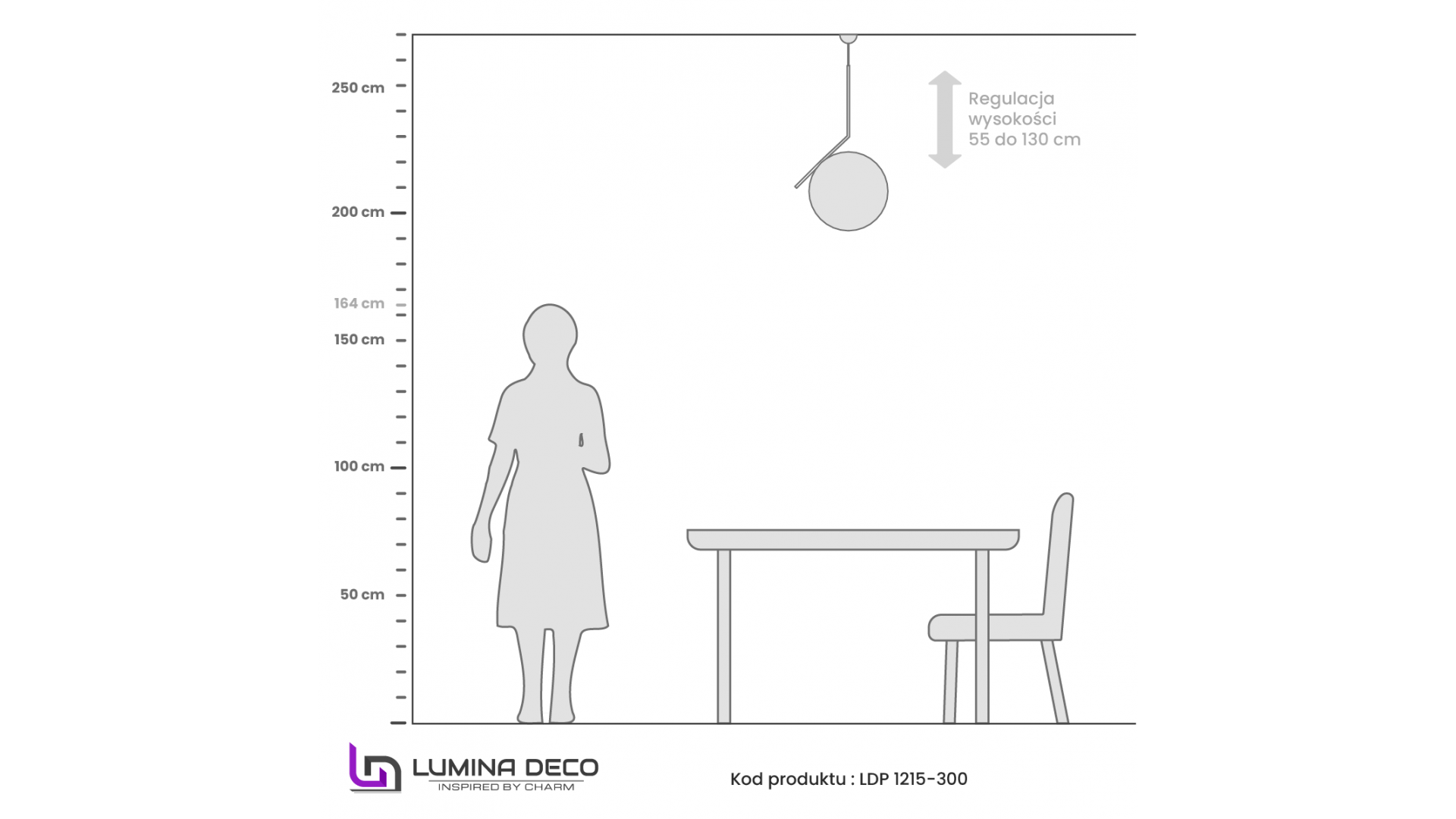 LAMPA WISZĄCA NOWOCZESNA ZŁOTO SZCZOTKOWANE BIAŁA KULA SORENTO 25 LUMINA DECO