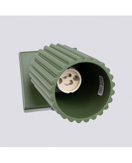 Kinkiet KARBON zielony oliwkowy Sollux SL.1616