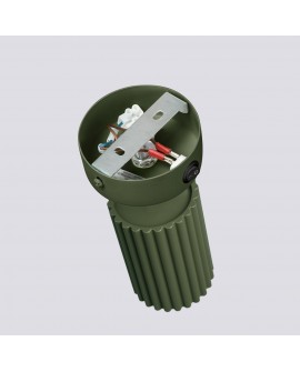 Kinkiet KARBON zielony oliwkowy z włącznikiem Sollux SL.1617