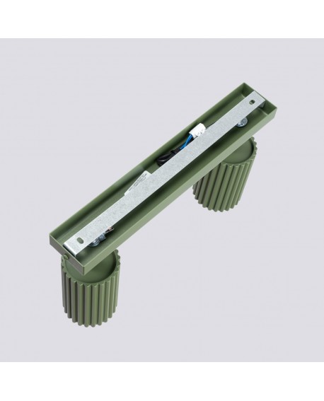 Plafon KARBON 2 zielony oliwkowy Sollux SL.1618