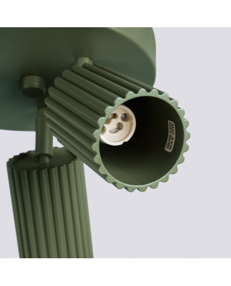 Plafon KARBON 3P zielony oliwkowy Sollux SL.1620