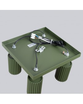 Plafon KARBON 4 zielony oliwkowy Sollux SL.1621