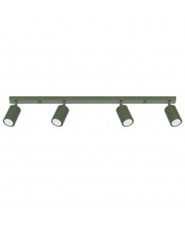 Plafon KARBON 4L zielony oliwkowy Sollux SL.1622