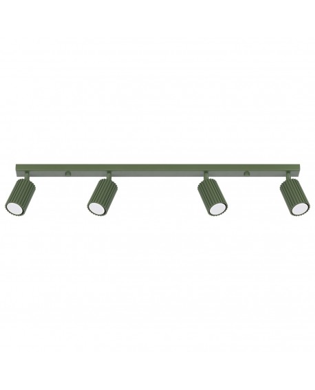 Plafon KARBON 4L zielony oliwkowy Sollux SL.1622