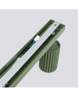 Plafon KARBON 4L zielony oliwkowy Sollux SL.1622