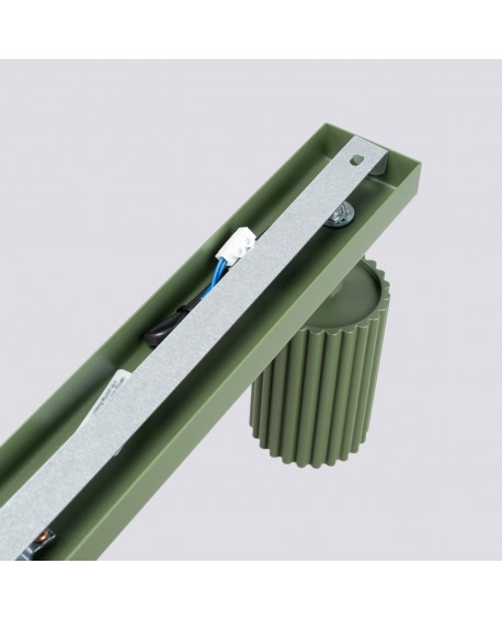 Plafon KARBON 4L zielony oliwkowy Sollux SL.1622