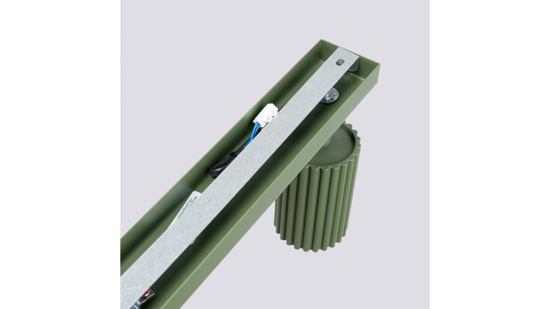 Plafon KARBON 6L zielony oliwkowy Sollux SL.1623