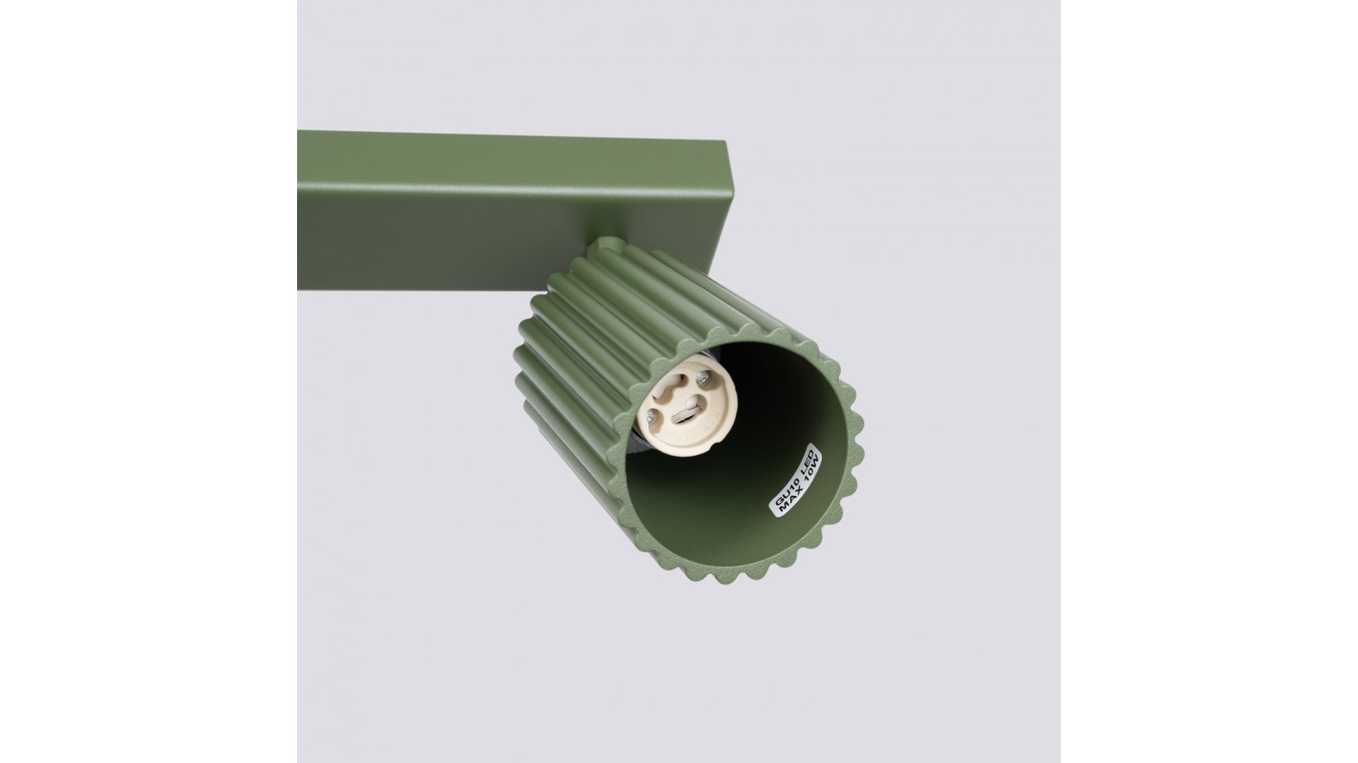 Plafon KARBON 6L zielony oliwkowy Sollux SL.1623