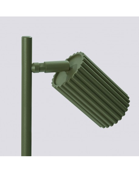 Lampa biurkowa KARBON zielona oliwka Sollux SL.1624