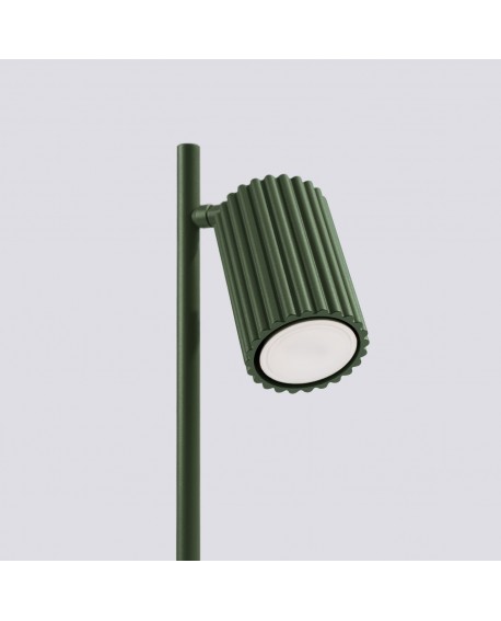 Lampa biurkowa KARBON zielona oliwka Sollux SL.1624