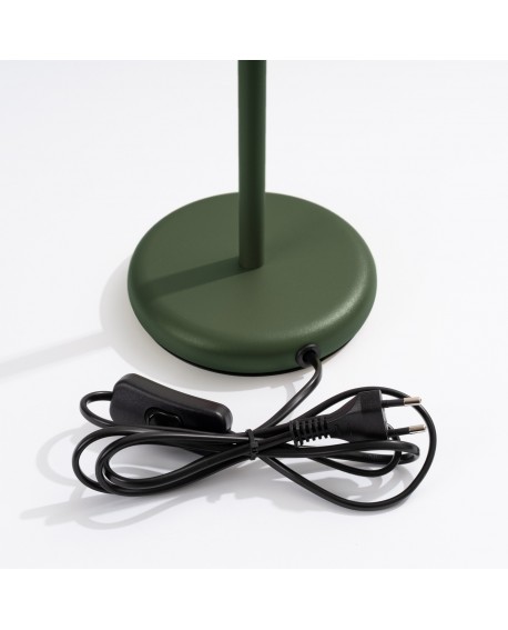 Lampa biurkowa KARBON zielona oliwka Sollux SL.1624