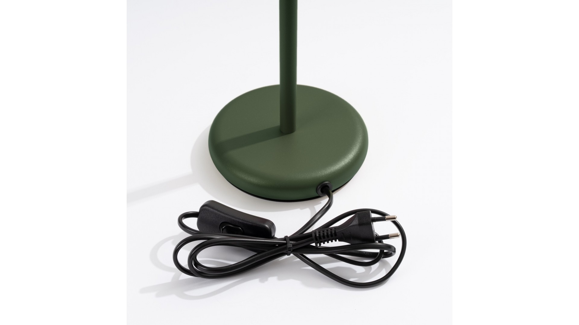 Lampa biurkowa KARBON zielona oliwka Sollux SL.1624