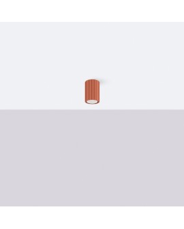 Plafon KARBON 10 ochra czerwona Sollux SL.1625