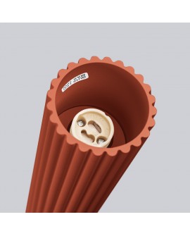 Plafon KARBON 20 ochra czerwona Sollux SL.1626