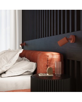 Plafon KARBON 20 ochra czerwona Sollux SL.1626