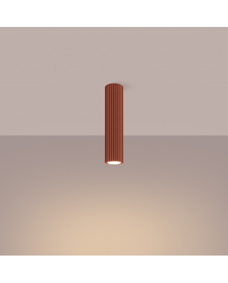 Plafon KARBON 30 ochra czerwona Sollux SL.1627