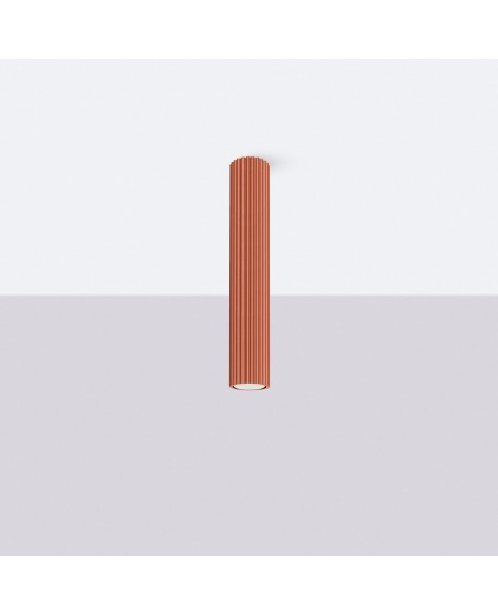 Plafon KARBON 40 ochra czerwona Sollux SL.1628