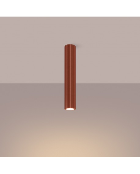 Plafon KARBON 40 ochra czerwona Sollux SL.1628