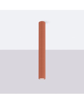 Plafon KARBON 60 ochra czerwona Sollux SL.1629