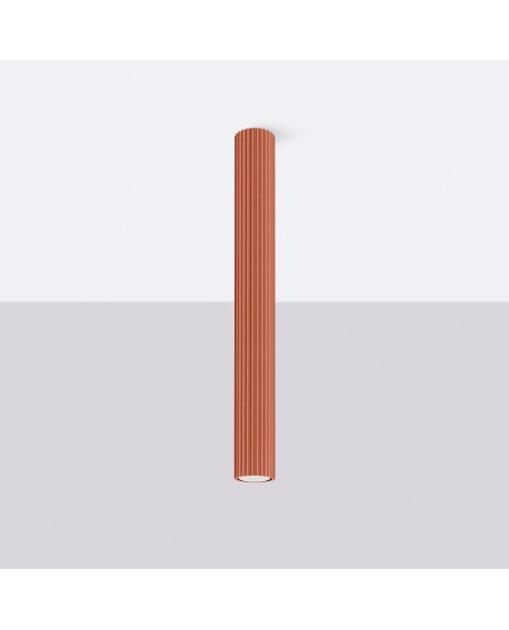 Plafon KARBON 60 ochra czerwona Sollux SL.1629