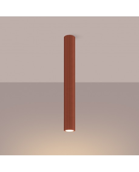 Plafon KARBON 60 ochra czerwona Sollux SL.1629