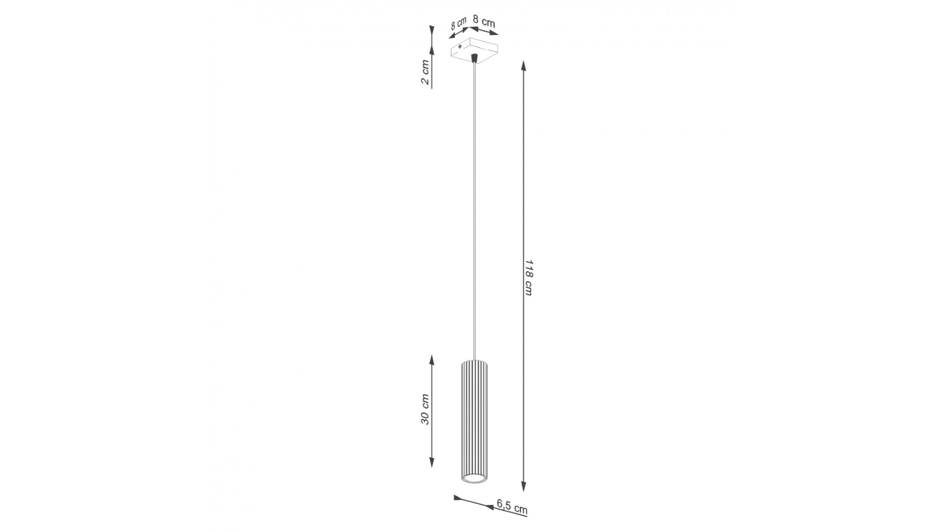 Lampa wisząca KARBON 1 ochra czerwona Sollux SL.1630