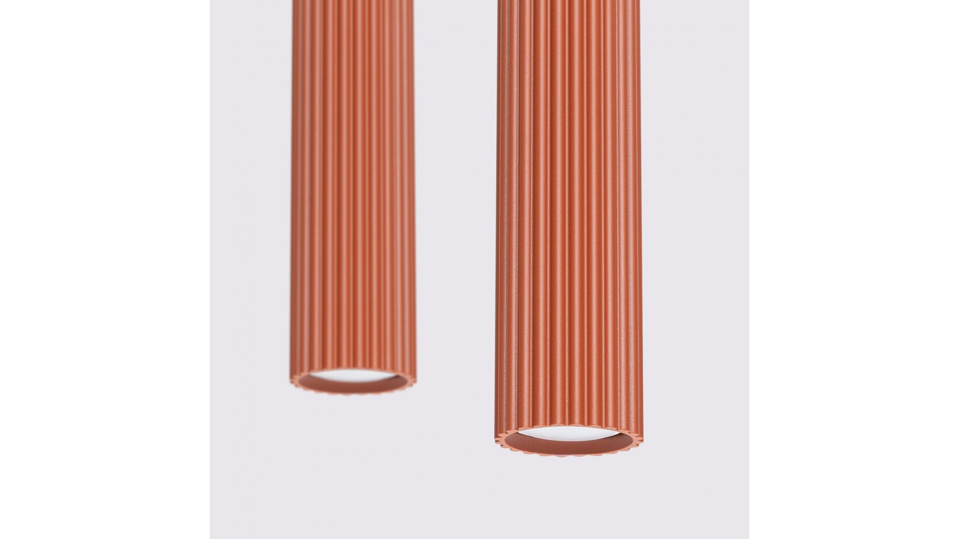 Lampa wisząca KARBON 2 ochra czerwona Sollux SL.1631