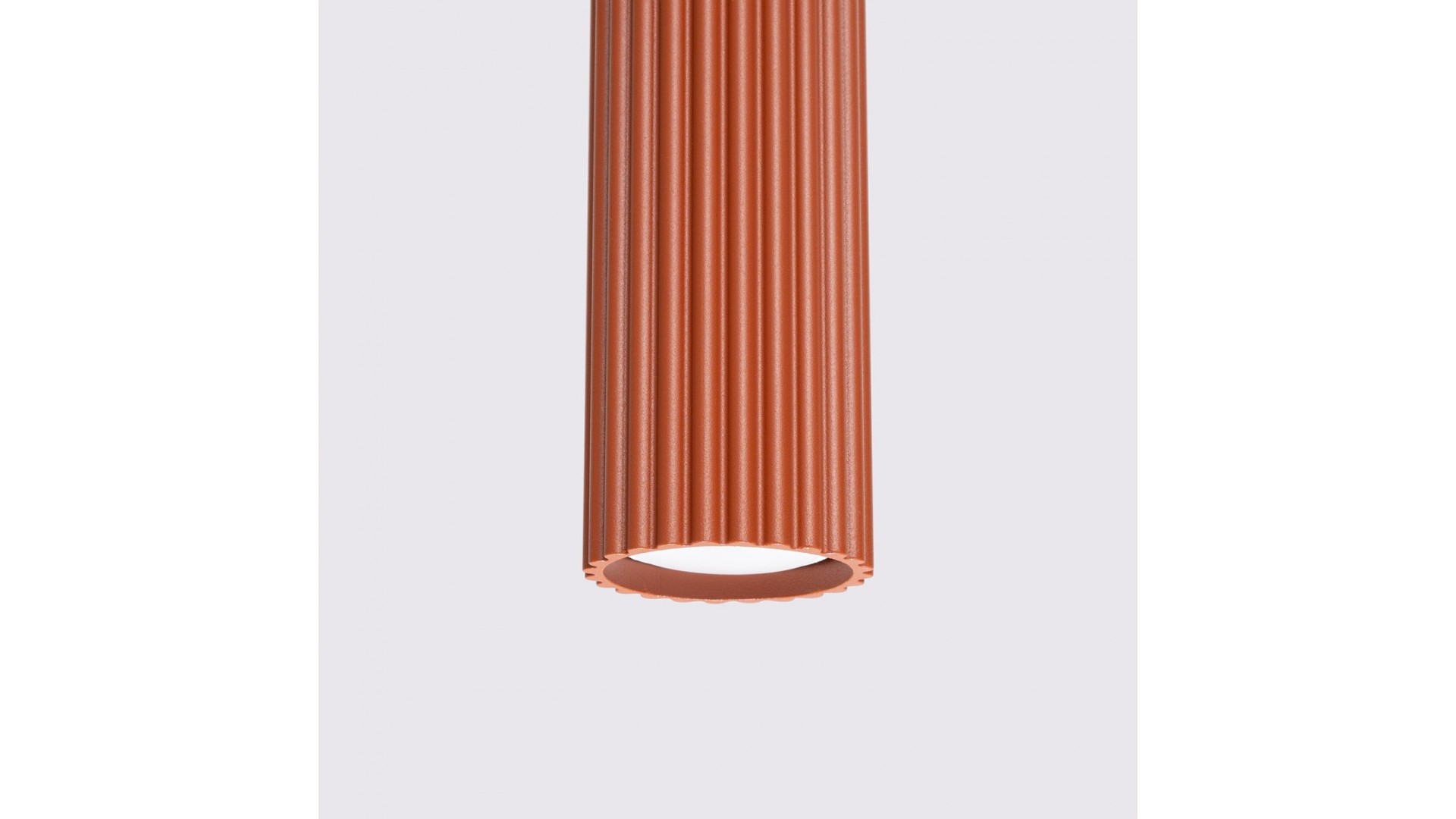 Lampa wisząca KARBON 3L ochra czerwona Sollux SL.1632